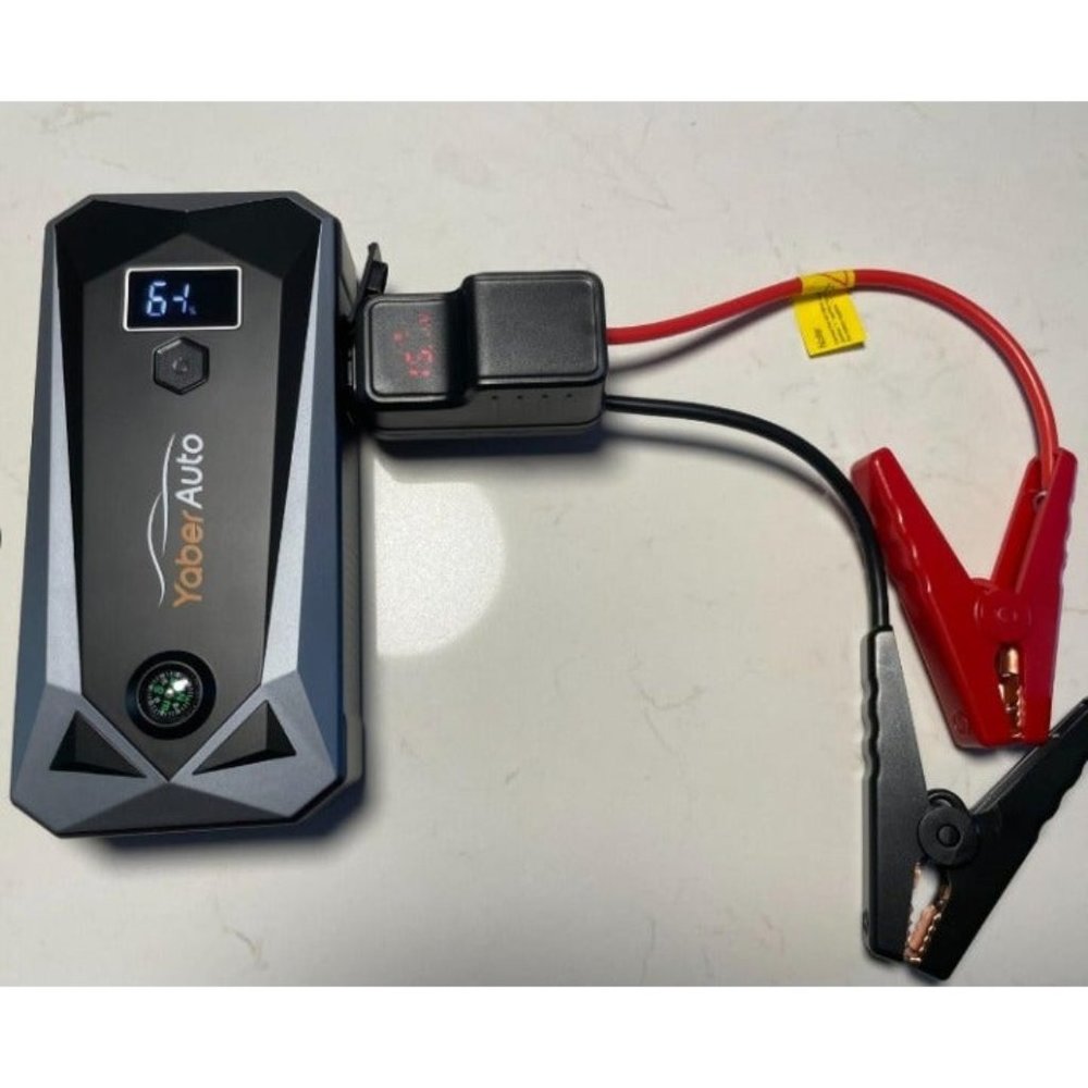 5000A Car Battery Jump Starter for All Gas/10.0L Diesel Engines, 99.16Wh